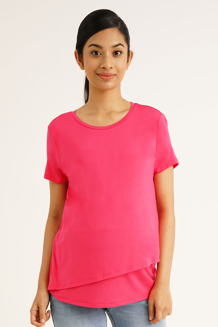 S/S Nursing Layered Top