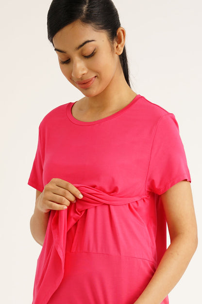 S/S Nursing Layered Top