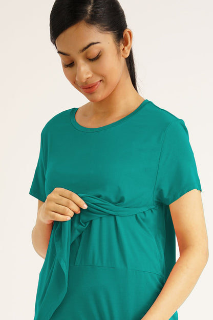 S/S Nursing Layered Top