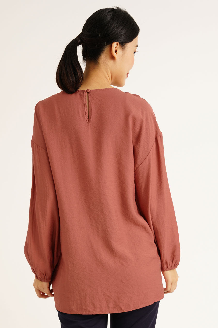 Maternity Twist Detail Nursing Blouse