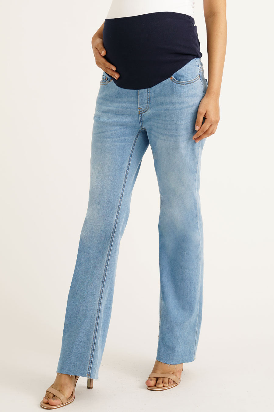 Maternity Full Panel Boot Leg Jeans