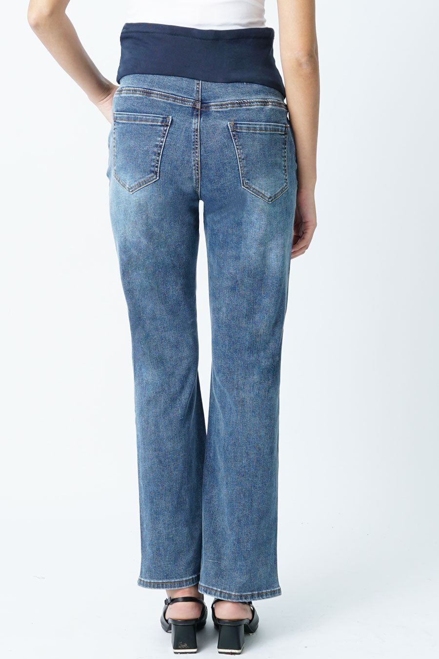 Maternity Full Panel Boot Leg Jeans