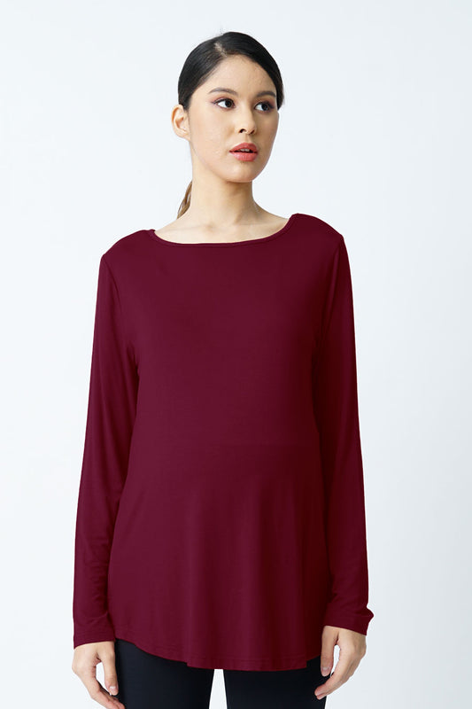 Long Sleeve Maternity Top