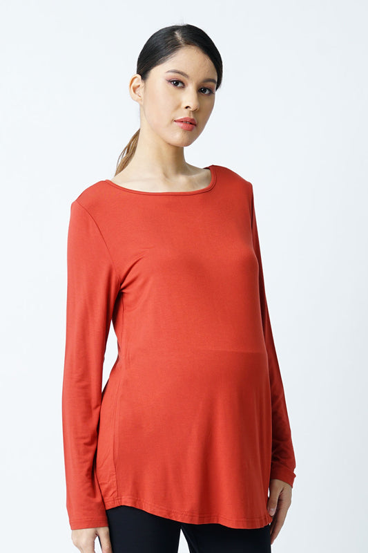 Long Sleeve Maternity Top