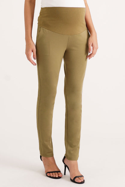 Maternity Slim Fit Ponte Pants