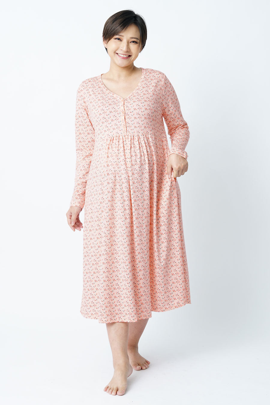 Sleepwear Nursing Dress