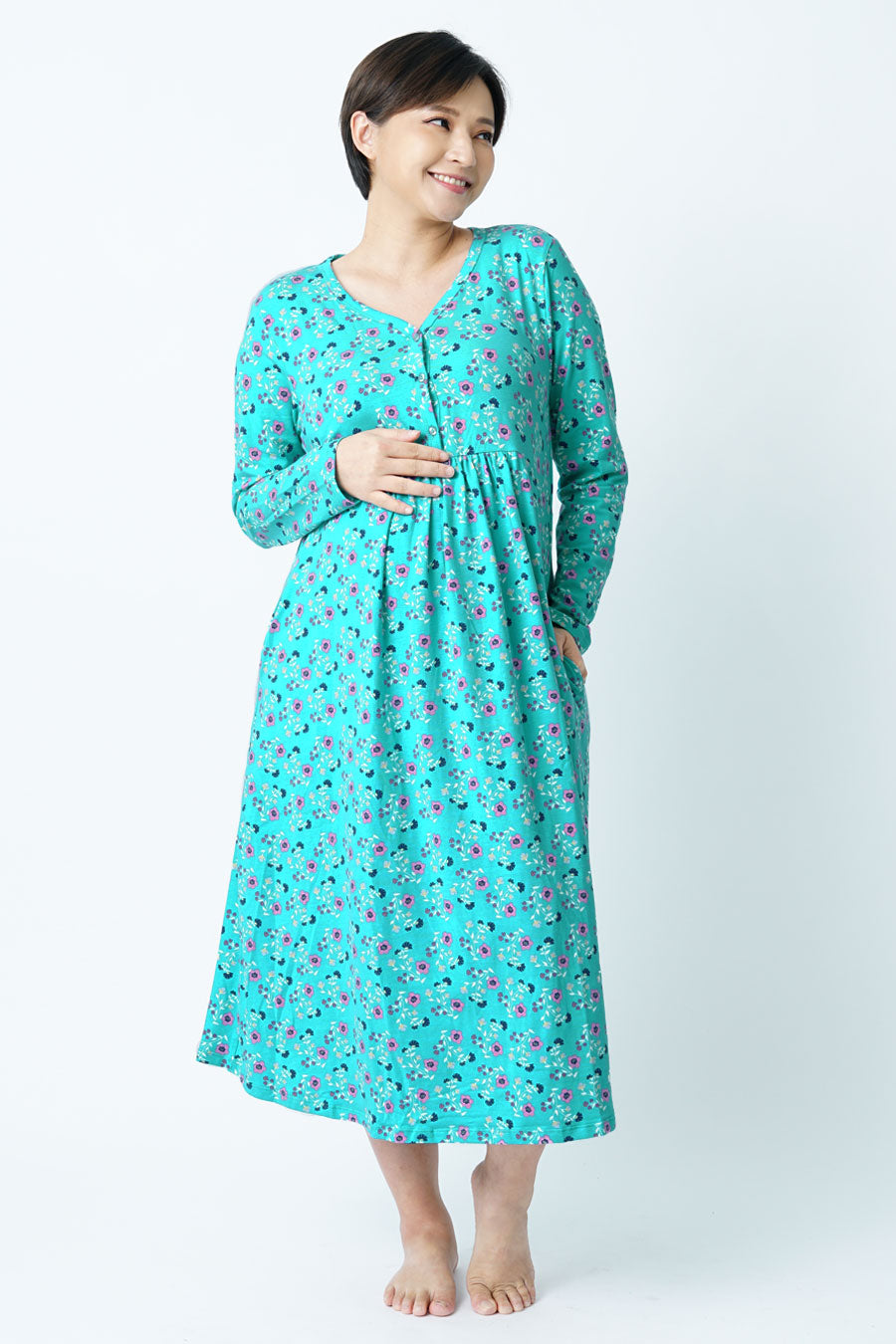 Sleepwear Nursing Dress