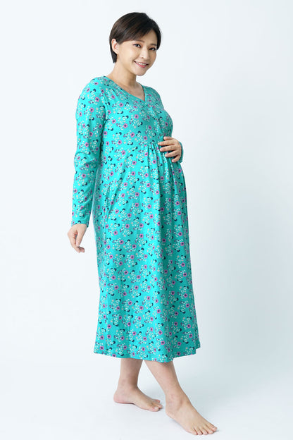 Sleepwear Nursing Dress