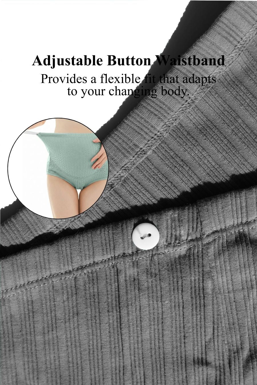 2 Pieces Maternity Support Panties