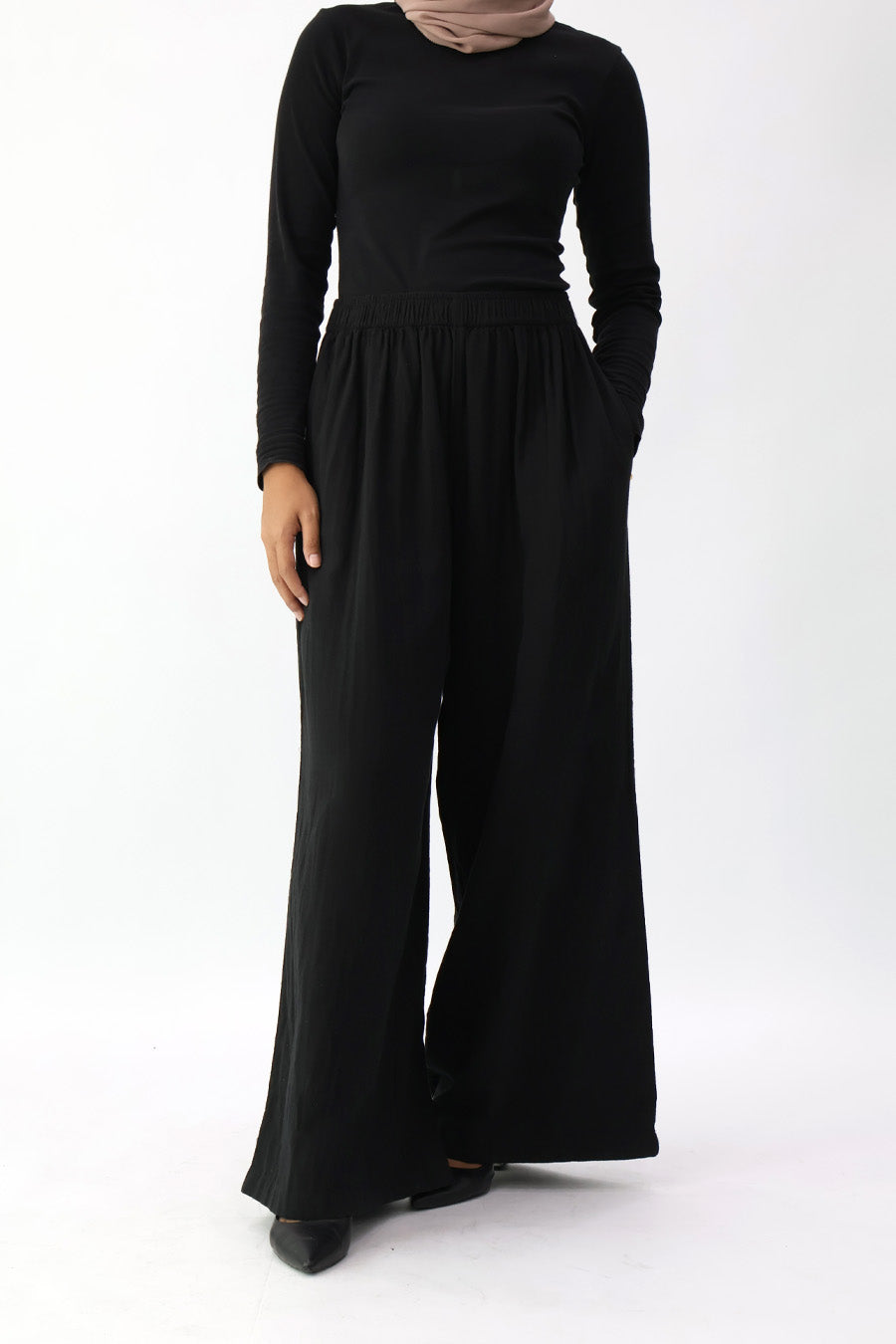 Black Wide Leg Pants