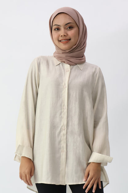 Neutral Flowing Shirt