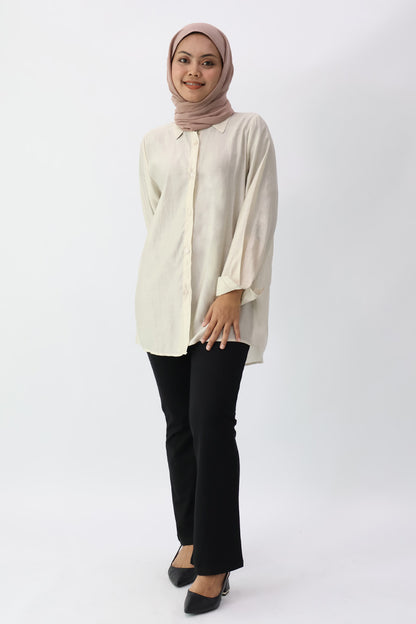 Neutral Flowing Shirt