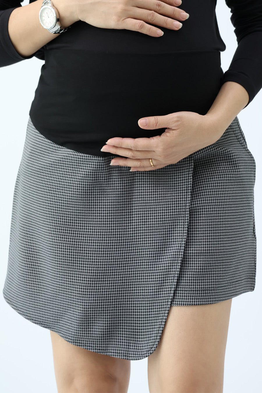 Full Panel Maternity Skort