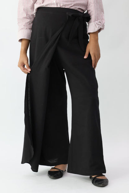 Full Panel Wrap Wide Leg Pants