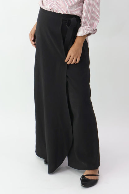 Full Panel Wrap Wide Leg Pants