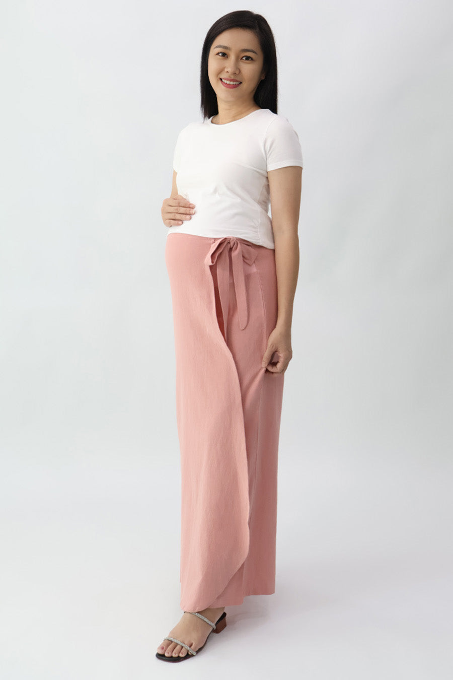 Full Panel Wrap Wide Leg Pants