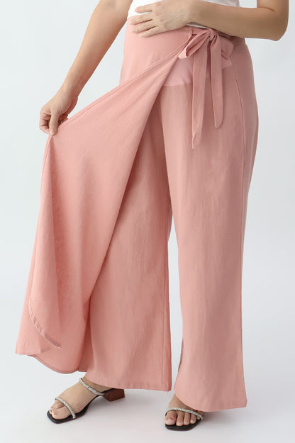 Full Panel Wrap Wide Leg Pants