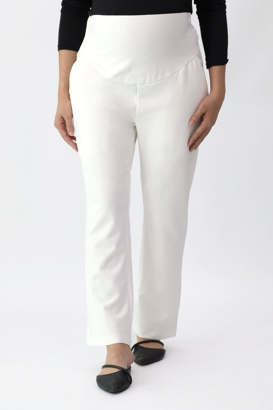 Full Panel Stretchable Straight Ankle Leg Pants