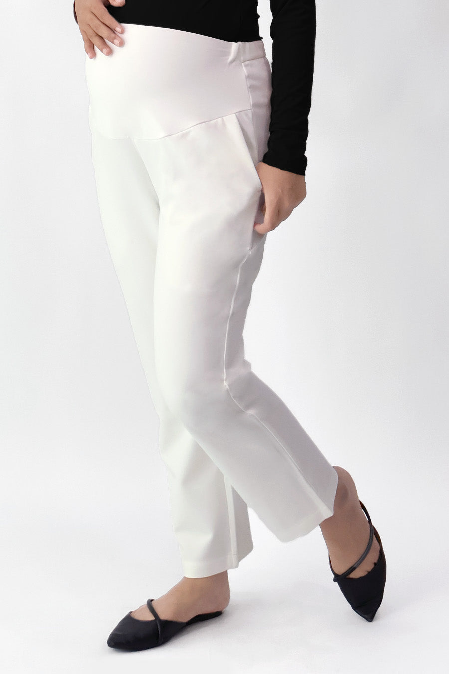 Full Panel Stretchable Straight Ankle Leg Pants