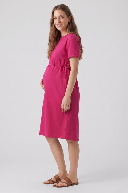 Single Jersey Drawstring Dress