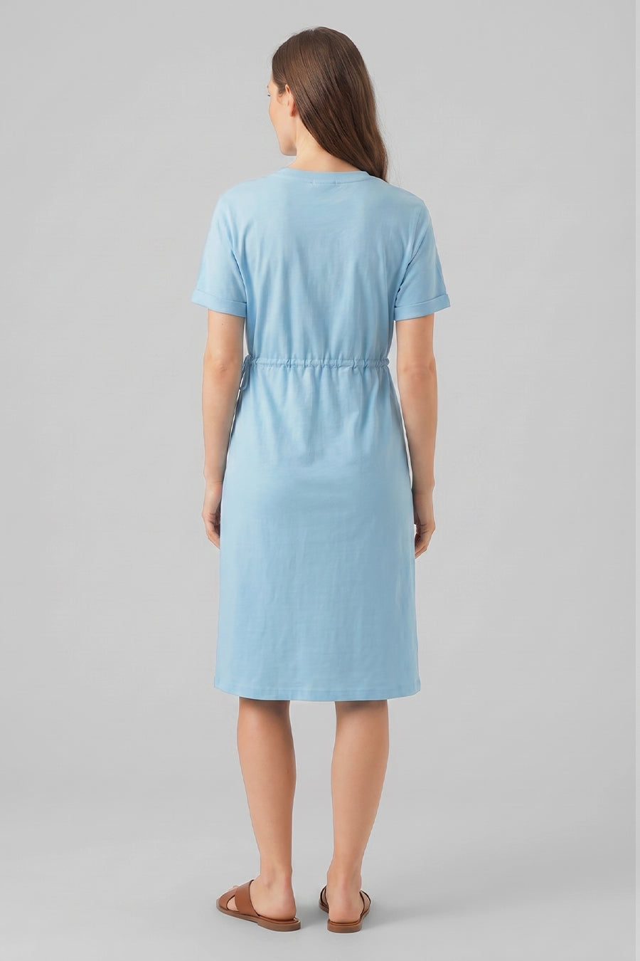 Single Jersey Drawstring Dress