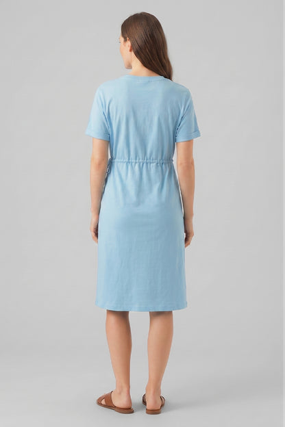 Single Jersey Drawstring Dress