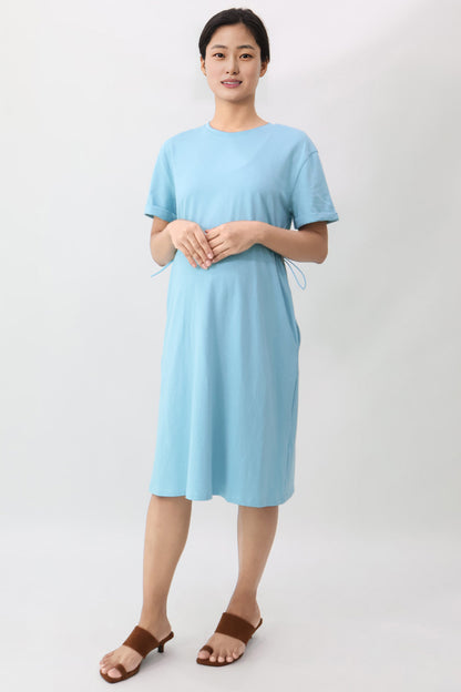 Single Jersey Drawstring Dress