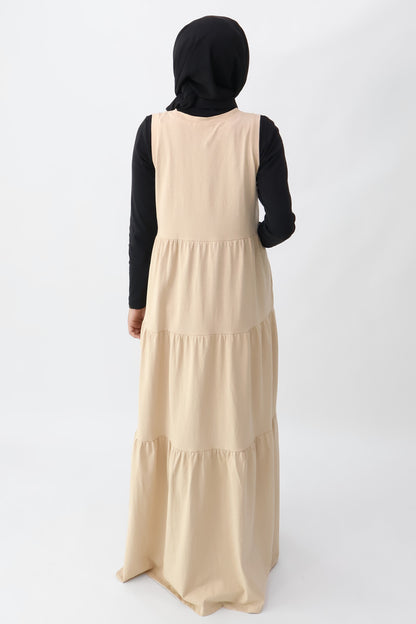 Single Jersey Tiered Maxi Dress