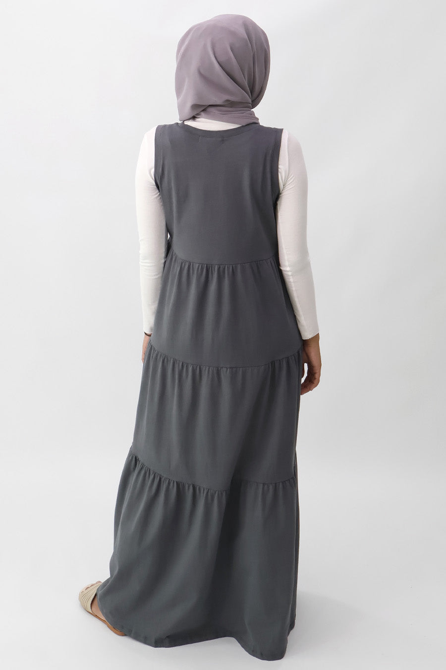 Single Jersey Tiered Maxi Dress