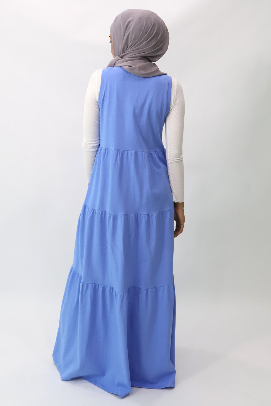 Single Jersey Tiered Maxi Dress