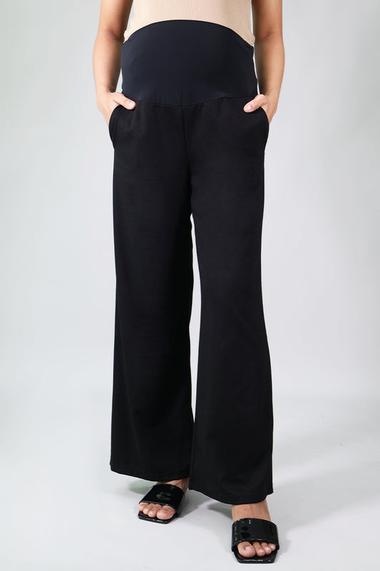 Maternity Wide Leg Jogger Pants
