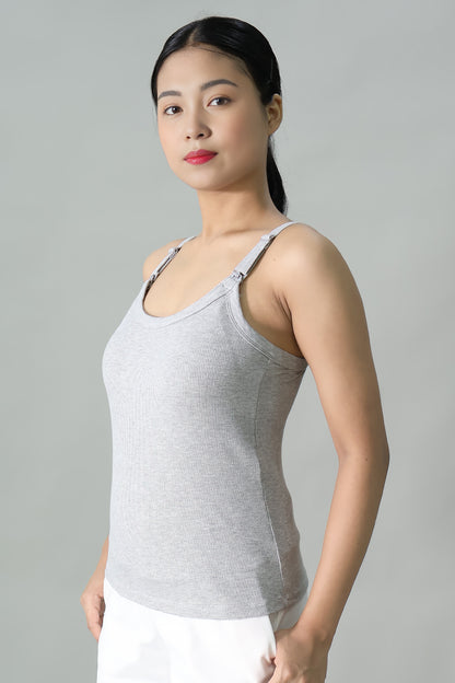 Antibacterial Built-In Nursing Bra Tank Top