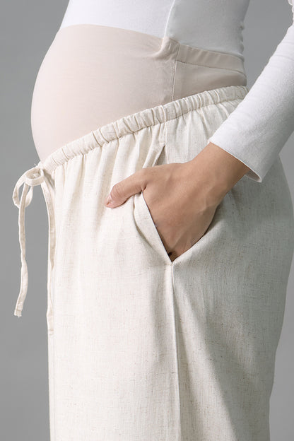 Full Panel Wide Leg Linen Pants