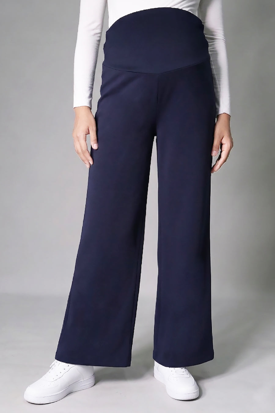 Wide Leg Maternity Jogger Pants