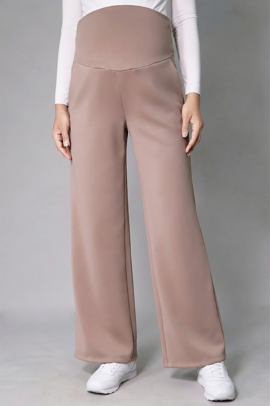 Wide Leg Maternity Jogger Pants