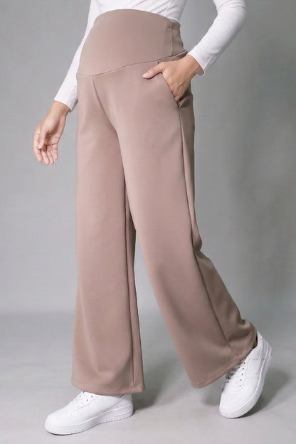 Wide Leg Maternity Jogger Pants