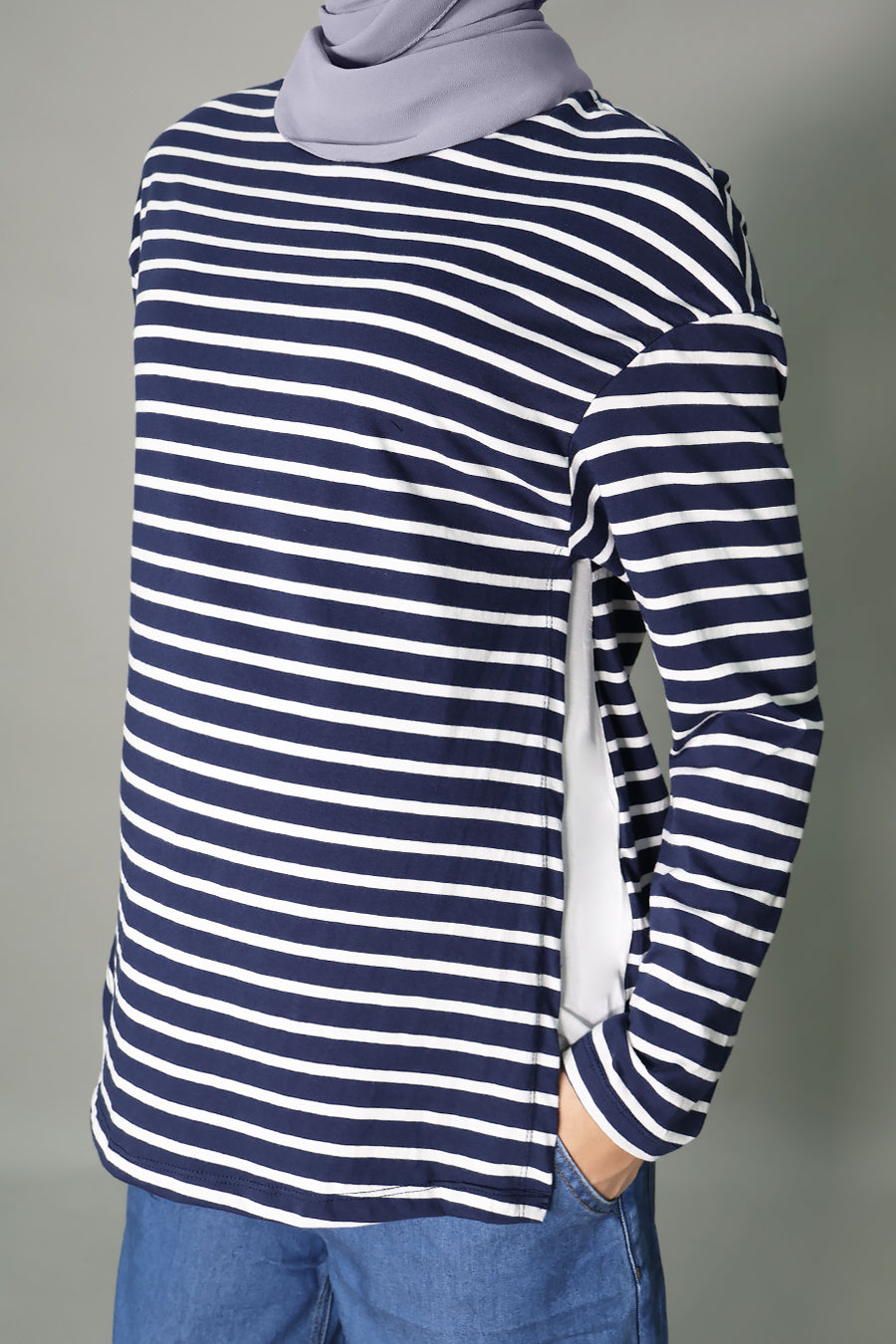 Maternity & Nursing Long Sleeve Top