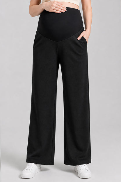 Wide Leg Maternity Jogger Pants