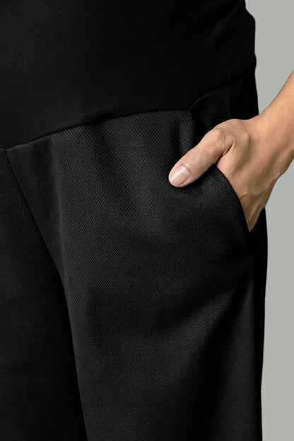 Wide Leg Maternity Jogger Pants