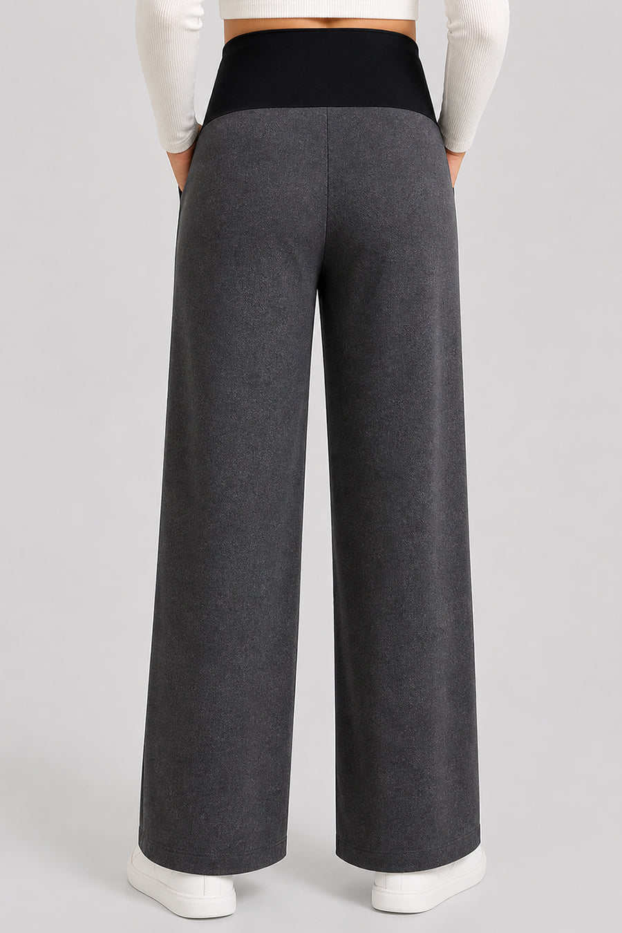 Wide Leg Maternity Jogger Pants