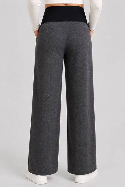 Wide Leg Maternity Jogger Pants