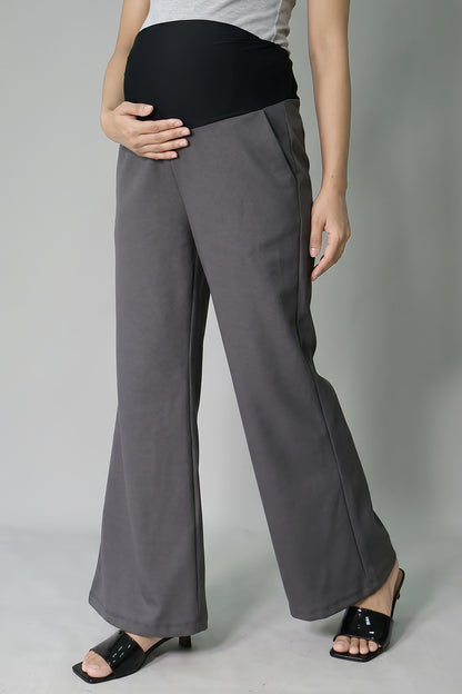 Wide Leg Maternity Jogger Pants