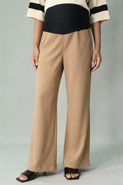 Wide Leg Maternity Jogger Pants