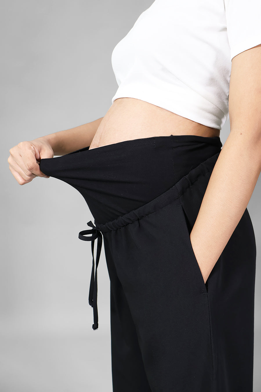 Wide Leg Maternity Work Pants