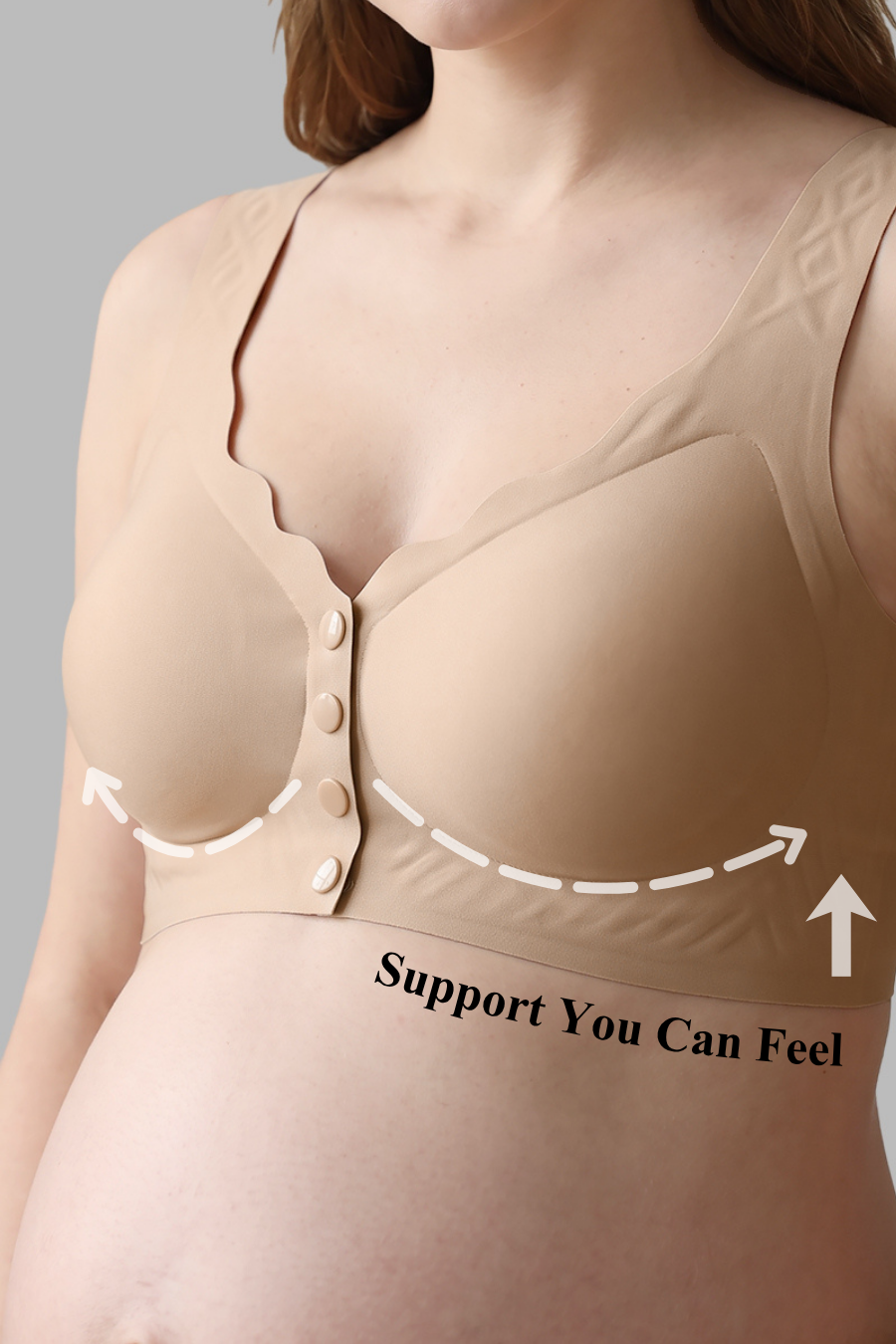 Antibacterial Front Fastening Seamless Bra