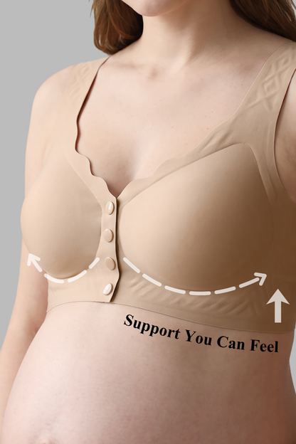 Antibacterial Front Fastening Seamless Bra