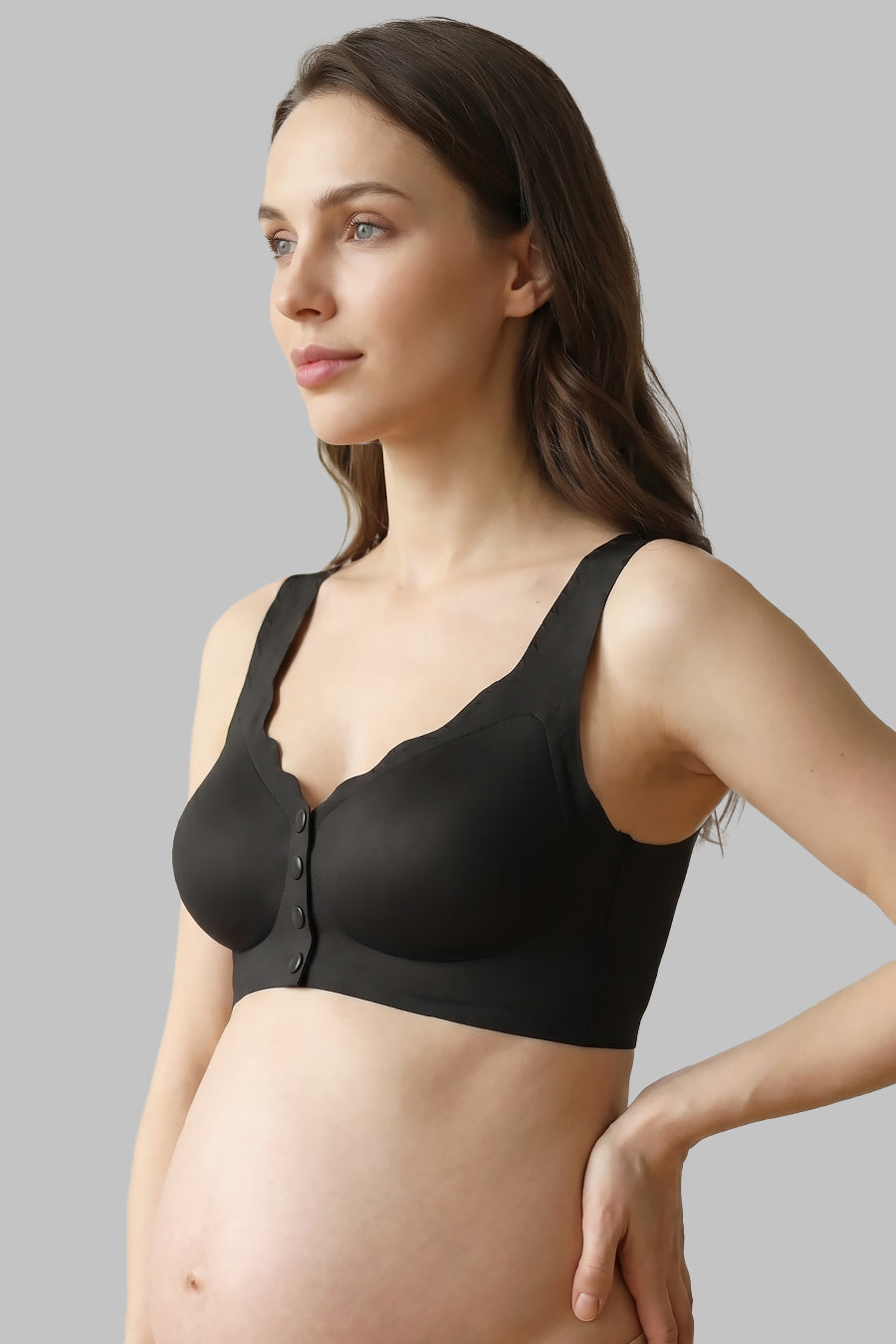 Antibacterial Front Fastening Seamless Bra