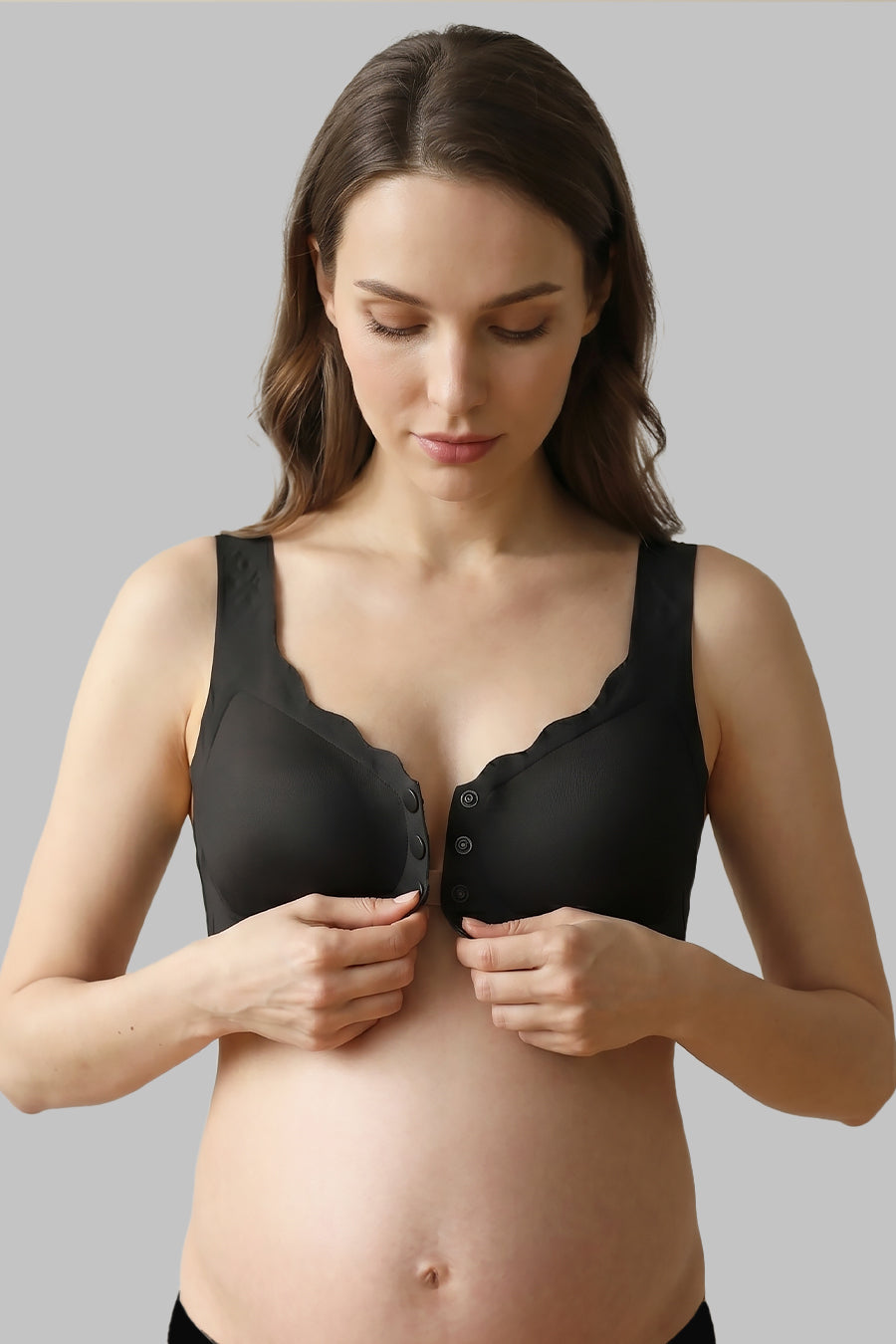 Antibacterial Front Fastening Seamless Bra