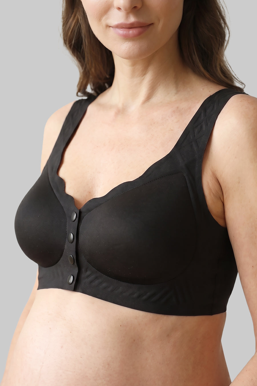 Antibacterial Front Fastening Seamless Bra