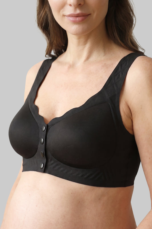 Antibacterial Front Fastening Seamless Bra